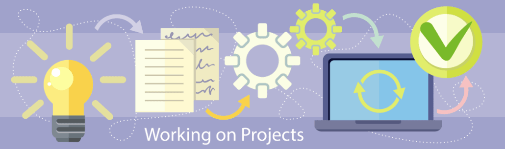 workingonprojects-banner projekt serwisu internetowego