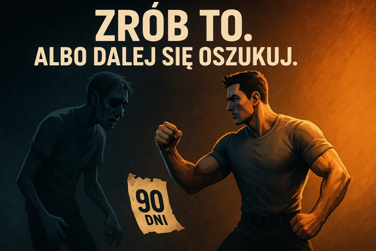 Planujesz coś „na kiedyś”? Wyrzuć to. Zobacz, jak 90 dni wystarczy, by zmienić siebie – krok po kroku. Bez lania wody, bez motywacyjnego bullshitu.